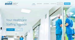 Desktop Screenshot of nursestaffing.com